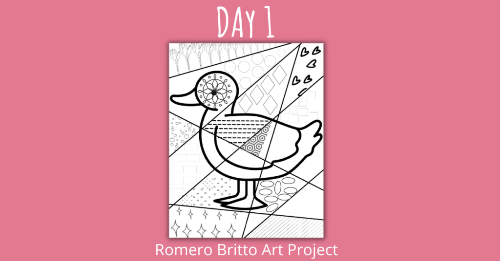 Day 1 - Romero Britto Art Project