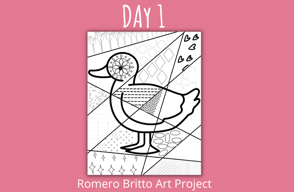 Day 1 - Romero Britto Art Project