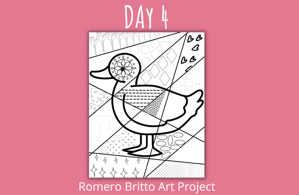 Day 4 - Romero Britto Art Project