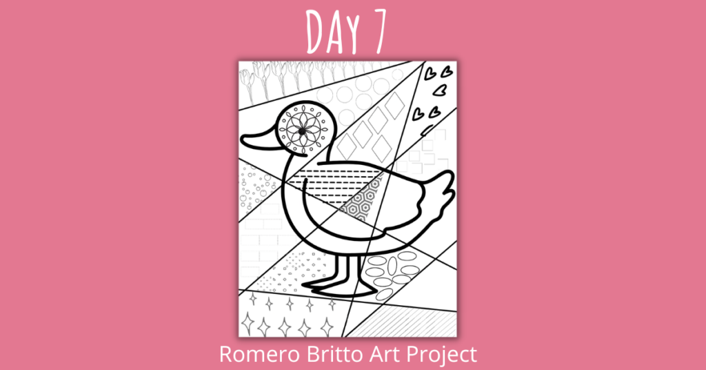 Day 7 - Romero Britto Art Project