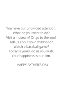 Happy Father's Day poem