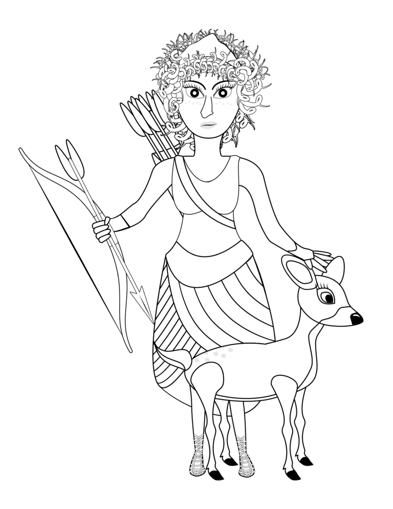 Decorate The Olympians Coloring Pages - Lit'l Lessons