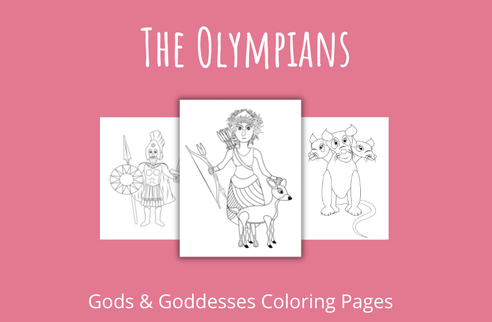 The Olympians Coloring Pages