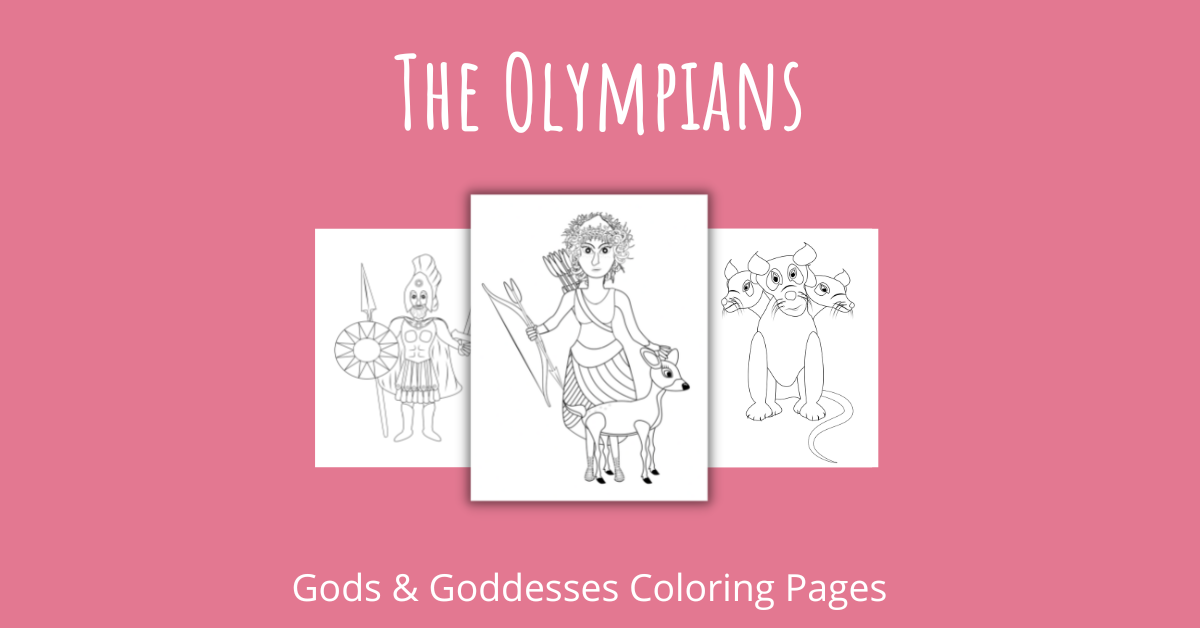 The Olympians Coloring Pages