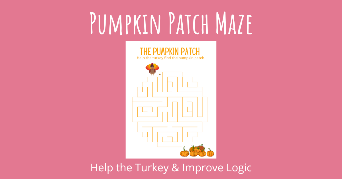 Pumpkin Patch Maze Help the Turkey and Improve Logic