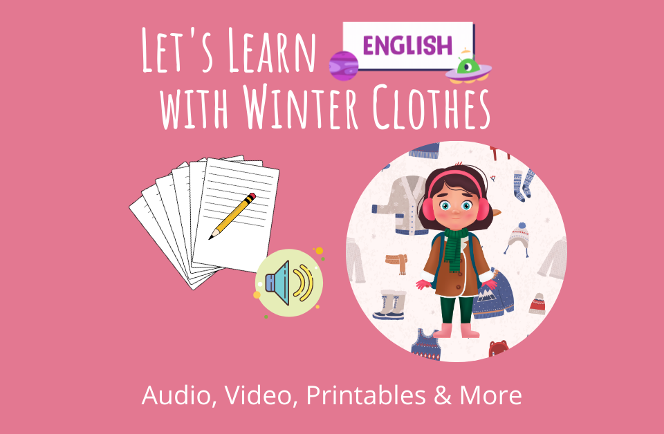 Let's Learn English with Winter Clothes