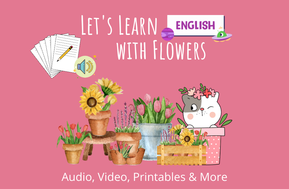 Let's Learn English with Flowers