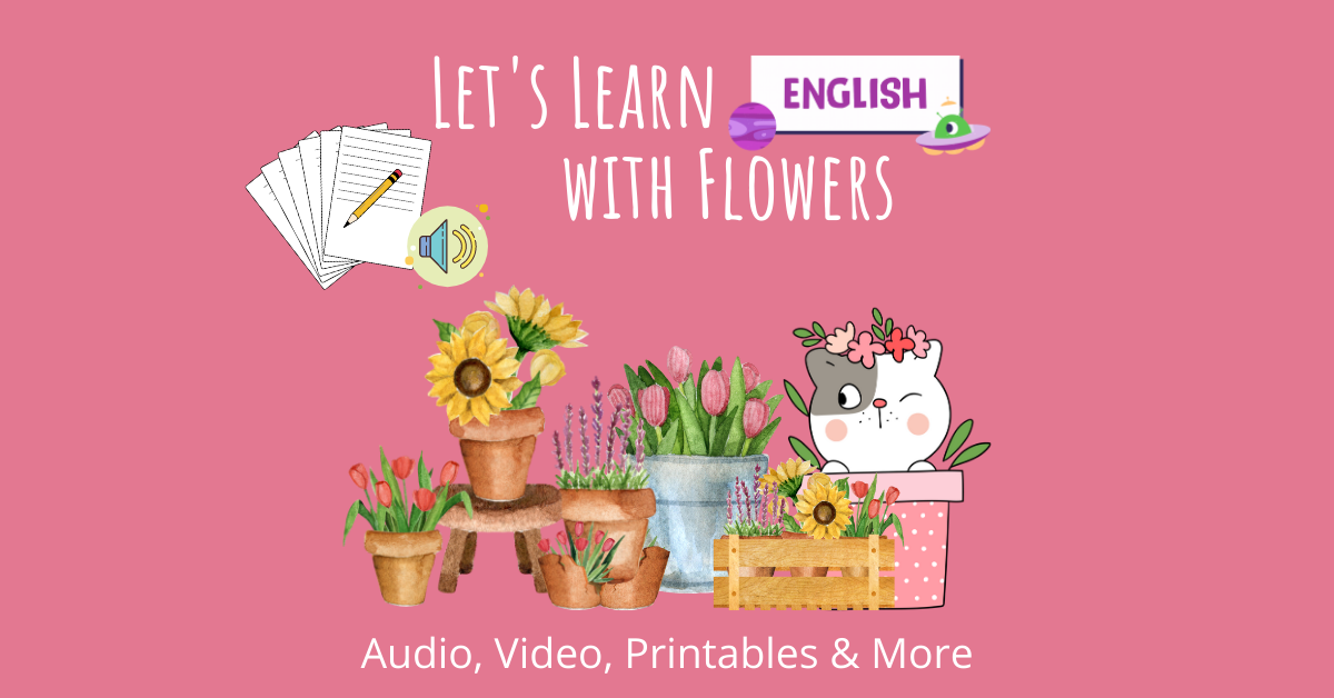 Let's Learn English with Flowers