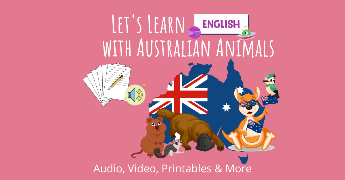 Let's Learn English with Australian Animals